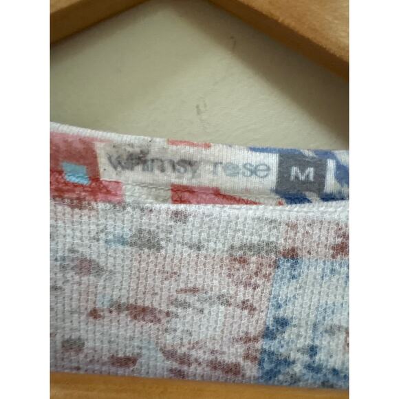 Sundance Whimsy Rose Thermal Baby Waffle
Crew Geometric Print Shirt Size Medium - Picture 2 of 4